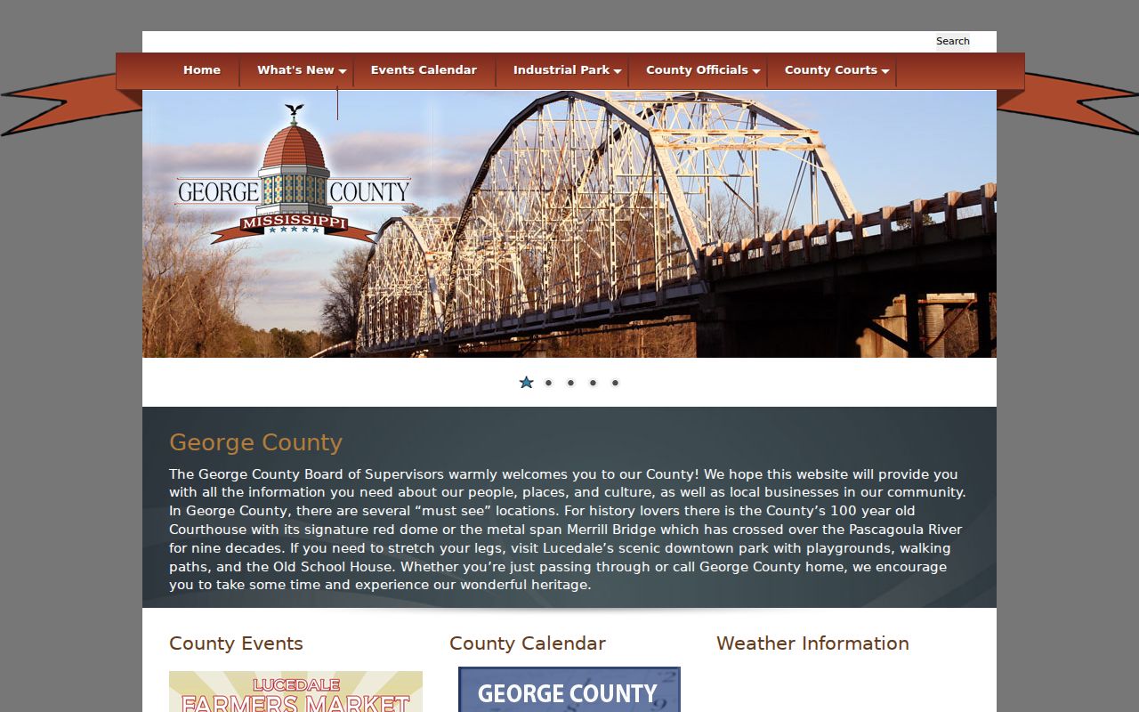 George County court docket courthouse context